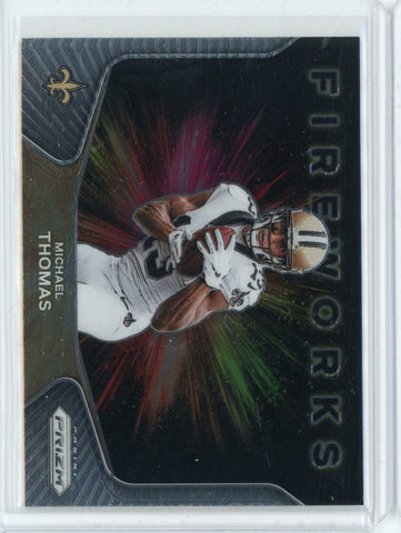 2020 Panini Prizm NFL Michael Thomas Fireworks Card #2