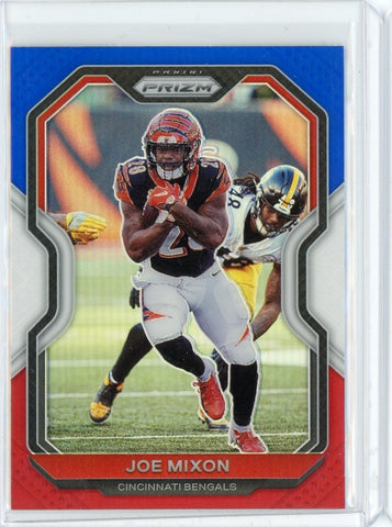 2020 Panini Prizm Joe Mixon Red White Blue Prizm Card #49