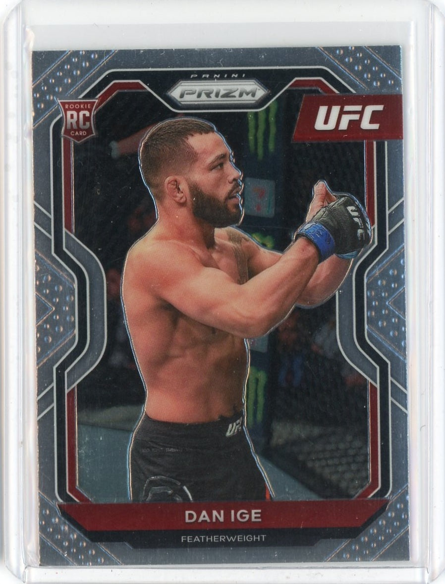 2021 Panini Prizm UFC Dan Ige RC Card #70