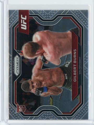 2021 Panini Prizm UFC Gilbert Burns RC Card #178