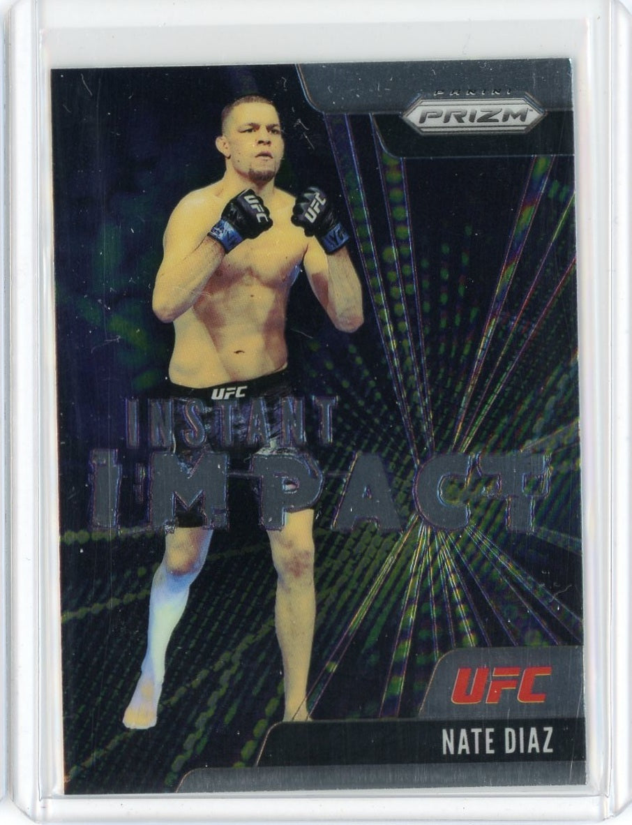 2021 Panini Prizm UFC Nate Diaz Instant Impact Card #20