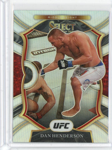 2021 Panini Select UFC Dan Henderson Concourse Silver Prizm Card #80