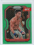 2021 Panini Prizm UFC Joseph Benavidez Green Prizm Card #35