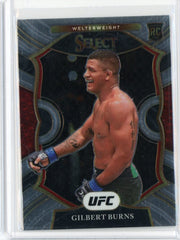 2021 Panini Select UFC Gilbert Burns Concourse RC Card #34