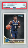 2019-20 Panini Donruss Zion Williamson RC Card #201 PSA 9 MINT