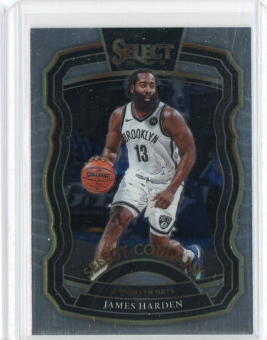 2020-21 Panini Select Basketball James Harden Select Company Card #8