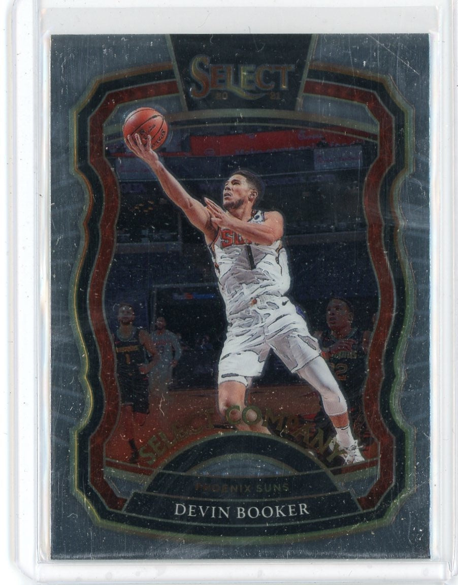 2020-21 Panini Select Basketball Devin Booker Select Company Card #15