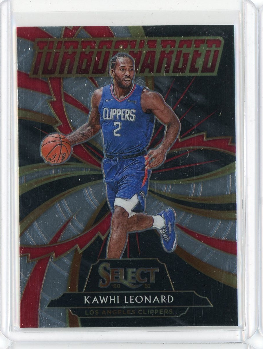 2020-21 Panini Select Basketball Kawhi Leonard TurboCharged Card #6