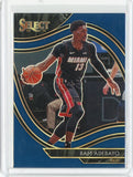 2020-21 Panini Select Basketball Bam Adebayo Courtside Blue Prizm Card #211