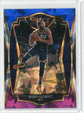 2020-21 Panini Select Basketball Rudy Gobert Premier Level Cracked Ice Prizm Card #146