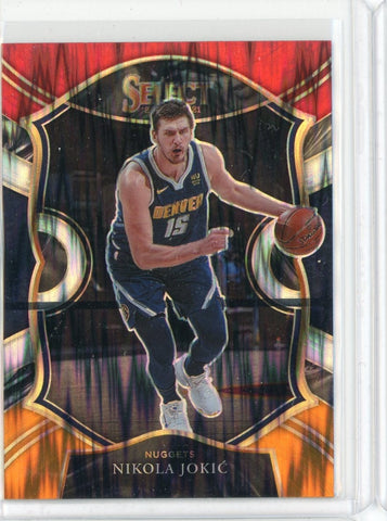 2020-21 Panini Select Basketball Nikola Jokic Concourse Flash PrizmCard #58