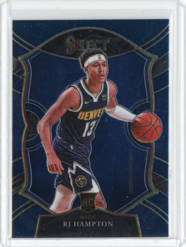 2020-21 Panini Select Basketball Rj Hampton Concourse RC Card #84