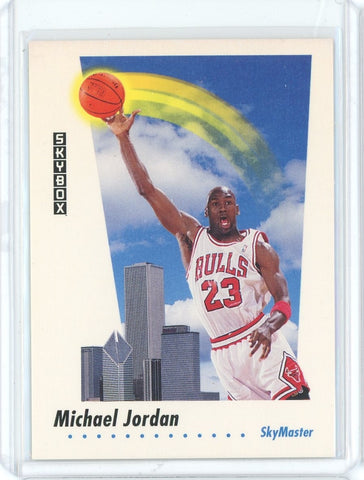 1992-93 Skybox Basketball Michael Jordan Skymaster Card #583