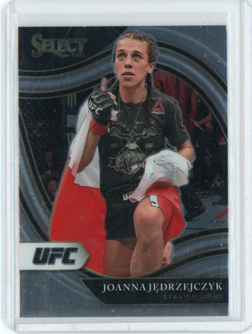 2021 Panini Select UFC Joanna Jedrzejczyk Octagonside Card #205