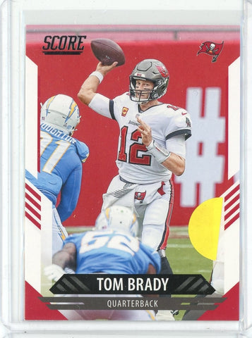 2021 Panini Score  NFL Tom Brady Card #12