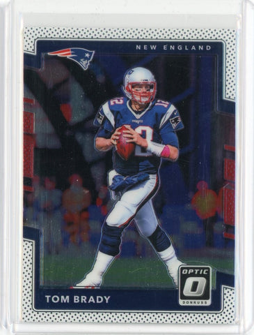2017 Panini Donruss Optic NFL Tom Brady Card #1