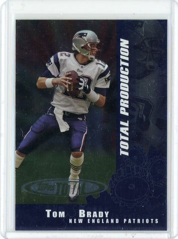 2006 Topps Total Football NFL Tom Brady Total Production Card #TP5