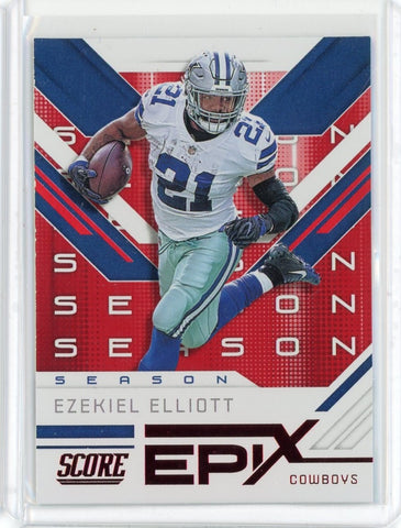 2019 Panini Score NFL Ezekiel Elliot EPX Card #ES-9