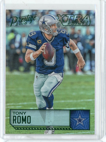 2016 Panini Prestige NFL tony Romo Xtra Points Card #51