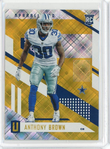 2017 Panini Unparalled NFL Anthony Brown Diamond Awe Card #101