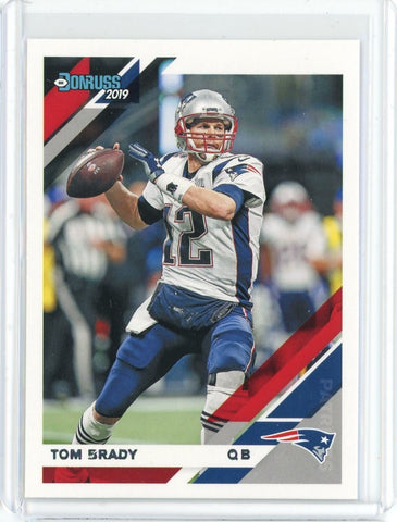 2019 Panini Donruss NFL Tom Brady Card #162