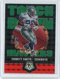 2020 Panini Mosaic NFL Emmitt Smith Touch Down Reactive Green Prizm Card #TM4