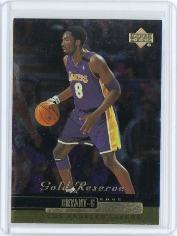 2000-01 Upper Deck Basketball Kobe Bryant Gold Reserve Card #238