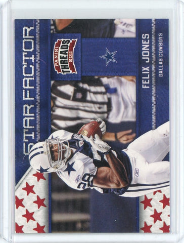 2011 Panini Threads NFL Felix Jones Star Factor Card #10