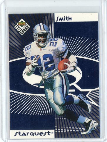 1998 Upper Deck Collectors Choice NFL Emmitt Smith Starquest Card #SR09