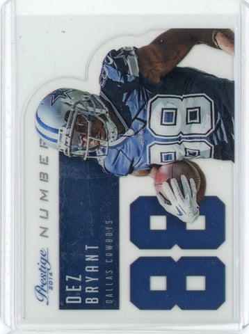 2014 Panini Prestige Playoff NFL Dez Bryant Card #14