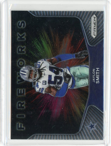 2020 Panini Prizm NFL Jaylon Smith Fireworks Card #25