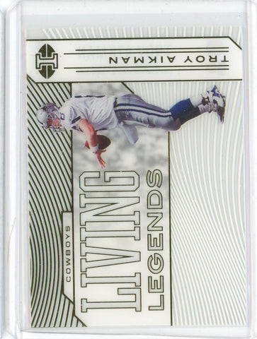 2020 Panini Illusions NFL Troy Aikman Living Legends Acetate Card #LL14