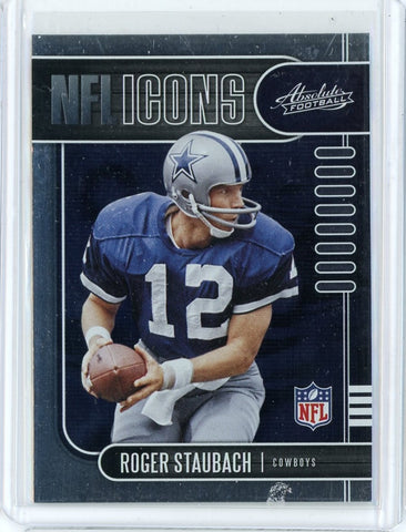 2019 Panini Absolute Memorabila NFL Roger Staubach NFL Icons Card #12