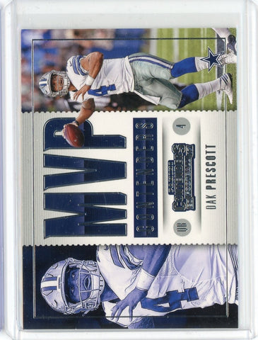 2017 Panini Contenders NFL Dak Prescott MVP Contenders Card #MC-6