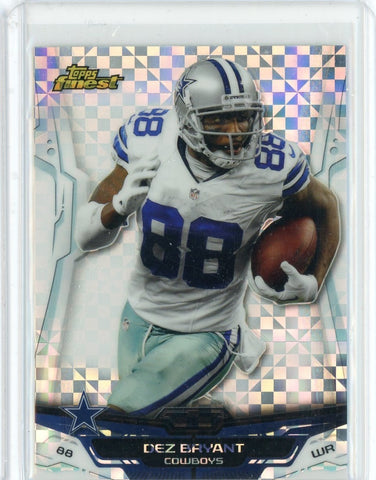 2014 Topps Finest NFL Dez Bryant XRefractor Card #56