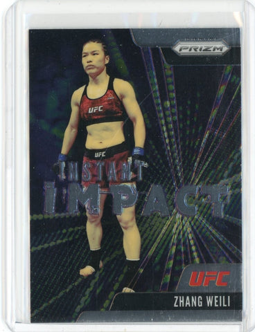 2021 Panini Prizm UFC Zhang Weili Instant Impact Card # 14