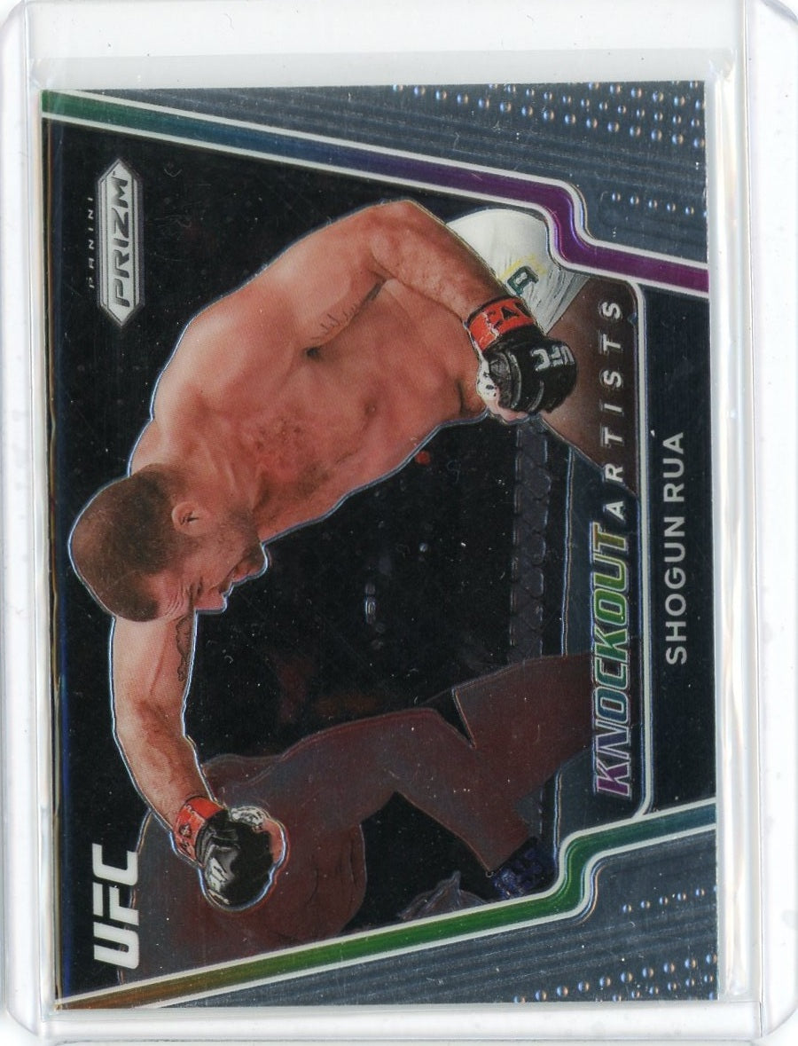 2021 Panini Prizm UFC Shogun Rua Knockout Artists Card #24
