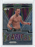 2021 Panini Prizm UFC Nate Diaz Fearless Card #12