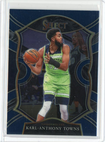 2020-21 Panini Select Basketball Karl Anthony Towns Concourse Card #36