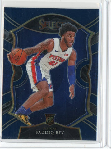 2020-21 Panini Select Basketball Saddiq Bey Concourse RC Card #79