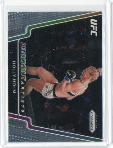 2021 Panini Prizm UFC Holly Holm Knockout Artists Card # 1