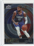 2020-21 Panini Select Basketball Paul George Numbers Card #37