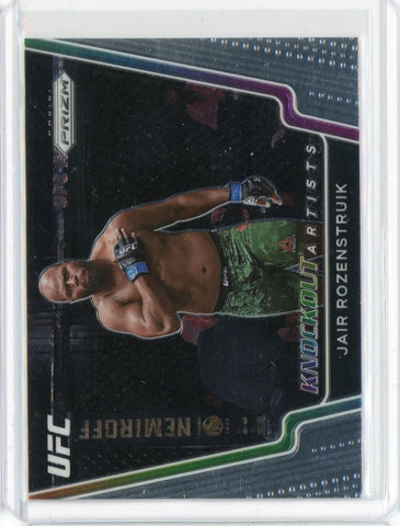 2021 Panini Prizm UFC Jair Rozenstruik Knockout Artists Card #13