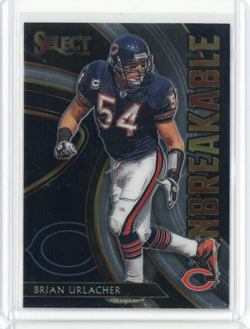 2020 Panini Select NFL Brian Urlacher Unbreakable Card #U10