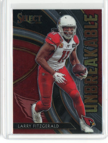 2020 Panini Select NFL Larry Fitzgerald Unbreakable Card #U22