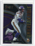 2020 Panini Select NFL Cris Carter Unbreakable Card #U24