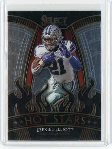 2020 Panini Select NFL Ezekiel Elliott Hot Stars Card #HS13