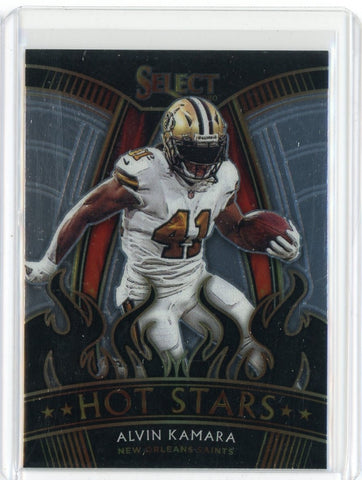 2020 Panini Select NFL Alvin Kamara Hot Stars Card #HS15