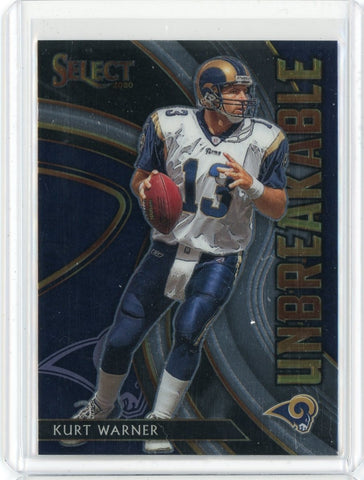 2020 Panini Select NFL Kurt Warner Unbreakable Card #U11