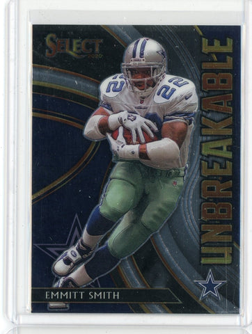 2020 Panini Select NFL Emmitt Smith Unbreakable Card #U3